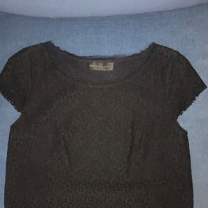 ZADIG & VOLTAIRE distressed lace tee